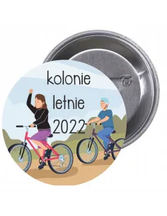 Przypinki Buttony Kolonie Letnie 2022 Znaczki Pamiątkowe