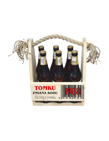 Nosidło do Piwa Prezent na Urodziny Zmiana Kodu Przodu