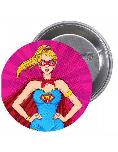 Przypinki Buttony Super Bohater Znaczki Badziki Grafiką