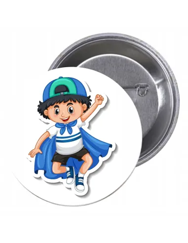 Przypinki Buttony – Super Bohater Znaczki Badziki Grafiką