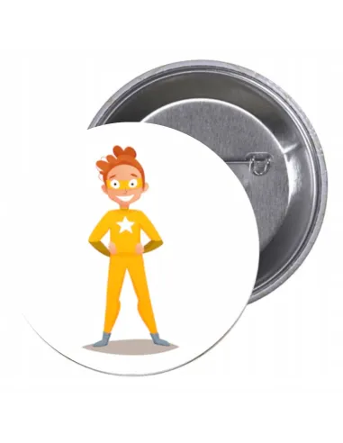 Przypinki Buttony Super Bohater Znaczki Personalizowany