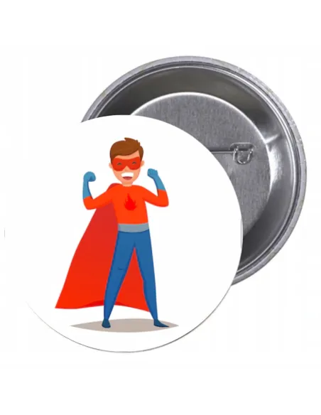 Przypinki Buttony Super Bohater Znaczki na Zamówienie