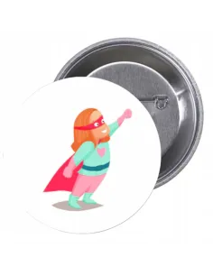 Przypinki Buttony Super Bohater Znaczki Badziki Reklamowy