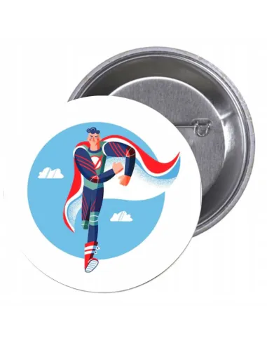 Przypinki Buttony Super Bohater Znaczki Badziki Prezentowy