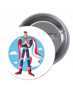 Przypinki Buttony Super Bohater Znaczki Badziki z Przypinki