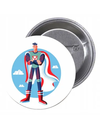Przypinki Buttony Super Bohater Znaczki Badziki z Przypinki