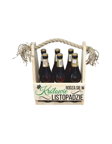 Nosidło Skrzynka Królowie Rodzą z Nadrukiem na Prezent
