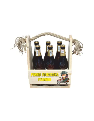 Nosidło Skrzynka na Piwo Nadruk Dziadka Tanio dla Dziadka