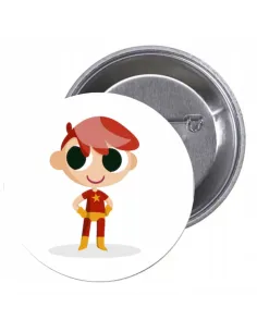 Przypinki Buttony Super Bohater Znaczki Badziki do Rozdania