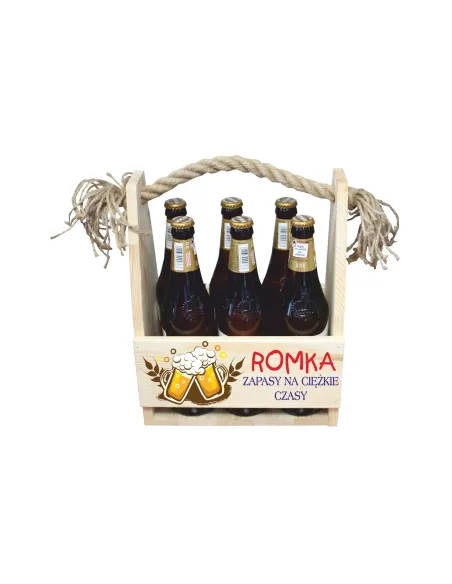 Nosidło Skrzynka na Piwo Prezent Święta Druk UV z Nadrukiem