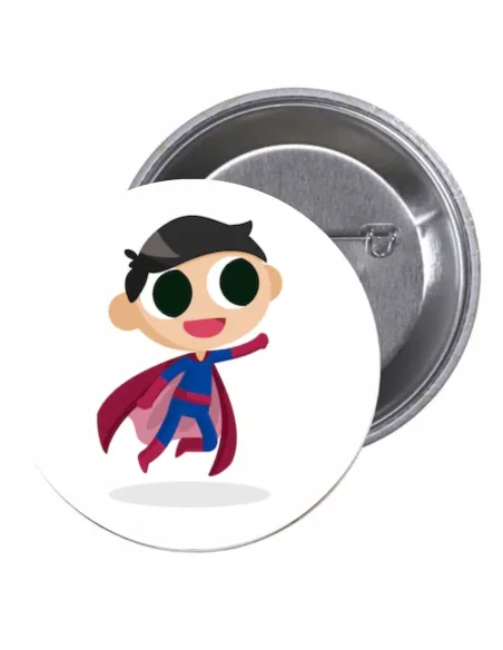 Przypinki Buttony Super Bohater Znaczki Badziki na Akcję