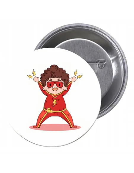 Przypinki Buttony Super Bohater Znaczki Badziki dla Grupy