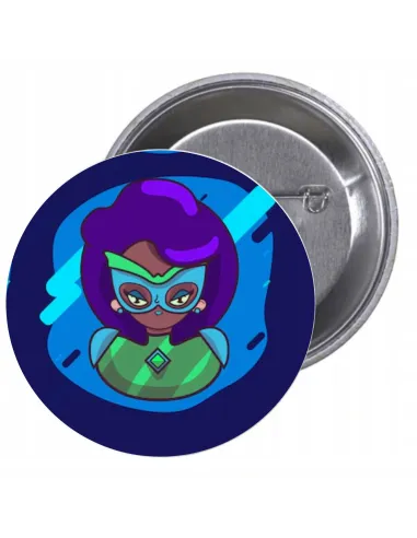 Przypinki Buttony Super Bohater Znaczki Badziki na Imprezę
