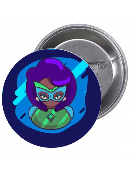 Przypinki Buttony Super Bohater Znaczki Badziki na Imprezę