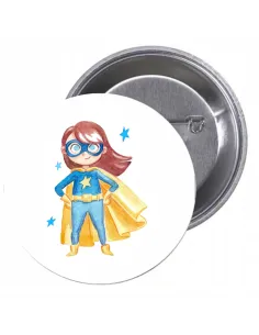 Przypinki Buttony Super Bohater Znaczki dla Uczestników