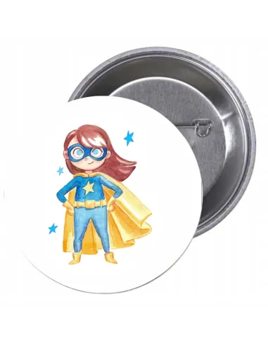 Przypinki Buttony Super Bohater Znaczki dla Uczestników