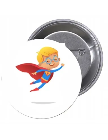 Przypinki Buttony Super Bohater Znaczki Badziki Wizerunkowe