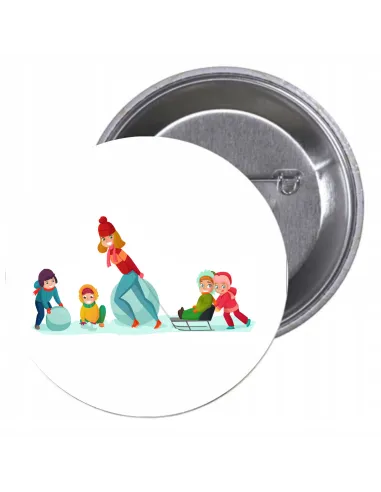 Przypinki Buttony Super Nauczyciel Znaczki Badziki z Grafiką