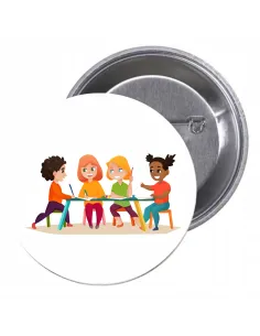 Przypinki Buttony – Super Nauczyciel Znaczki Badziki Grafiką