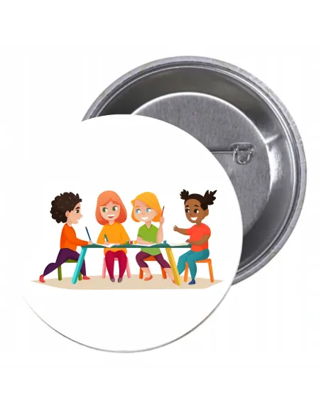 Przypinki Buttony – Super Nauczyciel Znaczki Badziki Grafiką