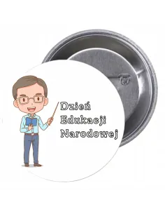 Przypinki Buttony Dzień Edukacji Narodowej Znaczki Badziki