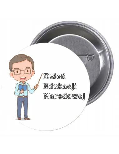 Przypinki Buttony Dzień Edukacji Narodowej Znaczki Badziki