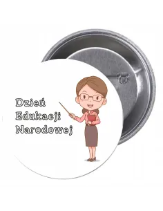 Przypinki Buttony Dzień Edukacji Narodowej Znaczki