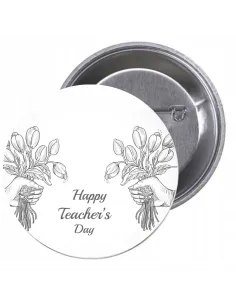 Przypinki Buttony Happy Teacher's Day Personalizowany