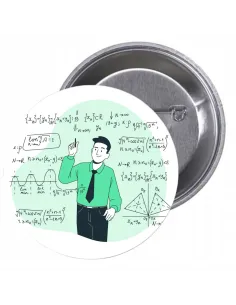 Przypinki Buttony Super Nauczyciel Znaczki Badziki