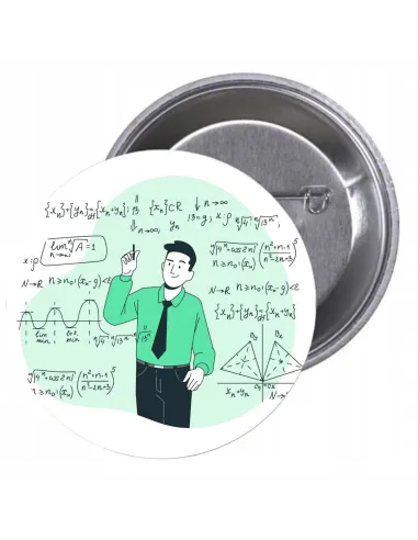 Przypinki Buttony Super Nauczyciel Znaczki Badziki