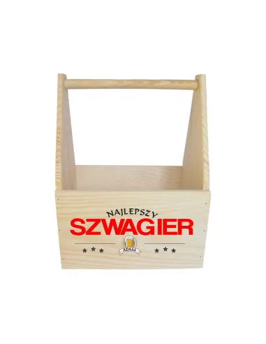 Nosidło na Piwo Skrzynka Prezent Szwagra Wuja z Nadrukiem