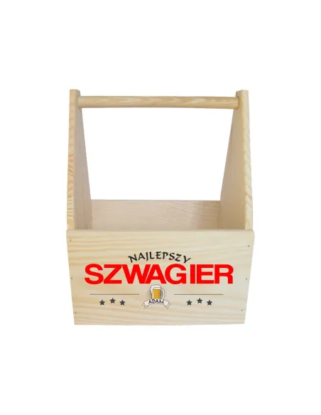 Nosidło na Piwo Skrzynka Prezent Szwagra Wuja z Nadrukiem