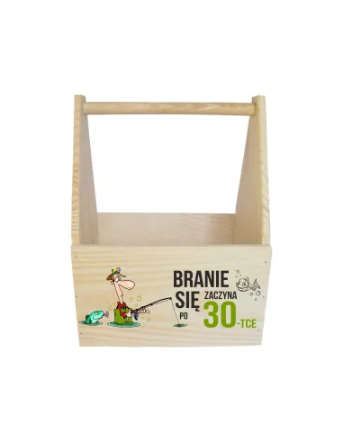 Nosidło na Piwo Skrzynka Prezent 30 40 50 18 60 z Nadrukiem