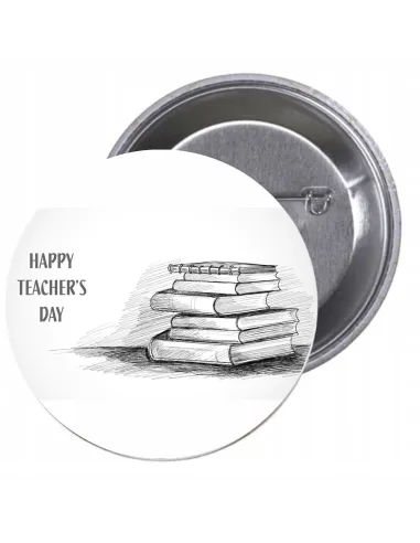 Przypinki Buttony Happy Teacher's Day Znaczki na Zamówienie