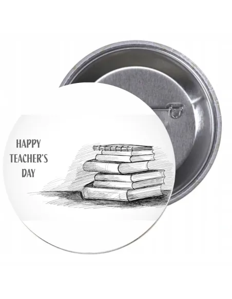 Przypinki Buttony Happy Teacher's Day Znaczki na Zamówienie