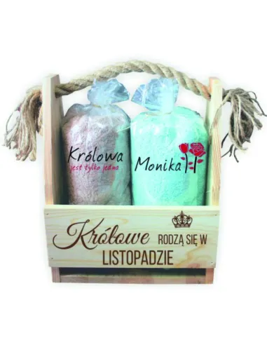 Prezent na Urodziny 2 – Ręczniki Haft Pudełko Grawer