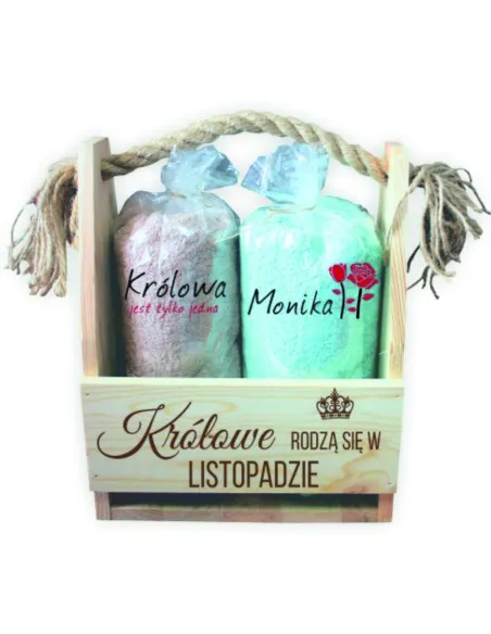 Prezent na Urodziny 2 – Ręczniki Haft Pudełko Grawer