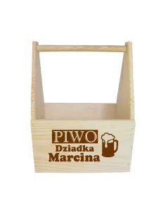 Nosidło na Piwo Skrzynka Prezent na Dzień Dziadka – Dzień