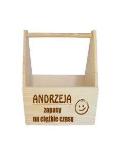 Nosidło Skrzynka na Piwo Prezent dla Męża Taty z Grawerem