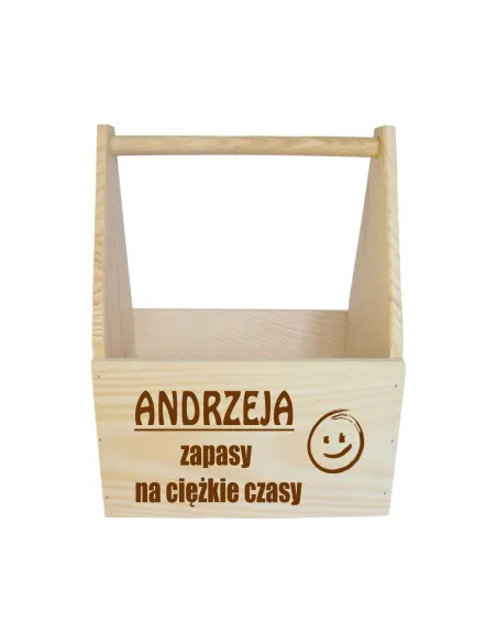 Nosidło Skrzynka na Piwo Prezent dla Męża Taty z Grawerem