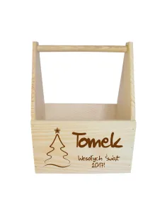 Nosidło Skrzynka na Piwo z Grawerem na Prezent na Święta