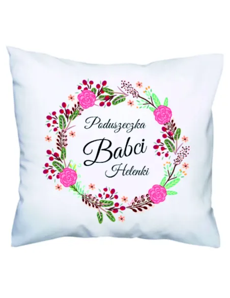 Poduszka Prezent na Dzień Babci z Nadrukiem Poduszeczka