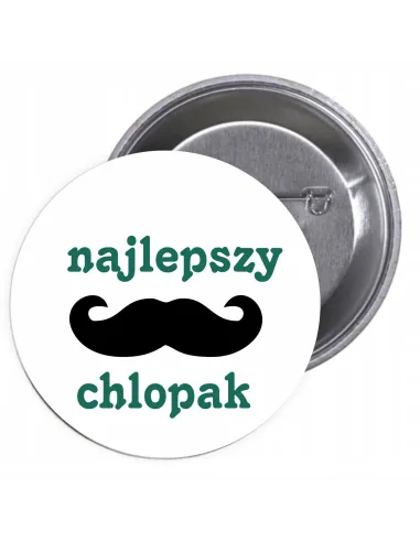 Przypinki Buttony – Najlepszy Chłopak Znaczki Badziki