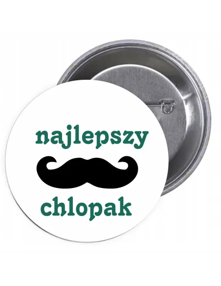 Przypinki Buttony – Najlepszy Chłopak Znaczki Badziki