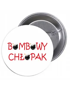 Przypinki Buttony Bombowy Chłopak Znaczki Badziki Grafiką