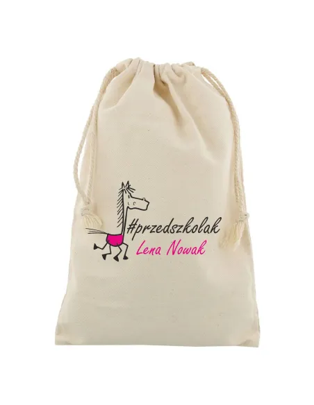 Worek z Nadrukiem Przedszkolak Personalizowany Imię Nazwisko