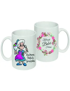 Kubek z Nadrukiem Babci Kubek Babci Personalizowany
