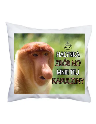 Poduszka z Nadrukiem Janusz Halynka Zrób No Mnie Tej