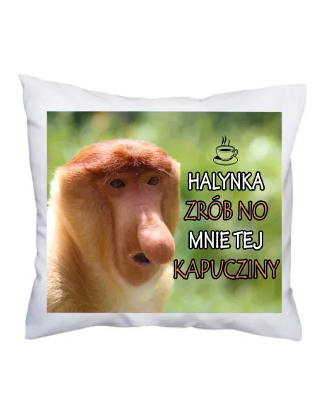 Poduszka z Nadrukiem Janusz Halynka Zrób No Mnie Tej