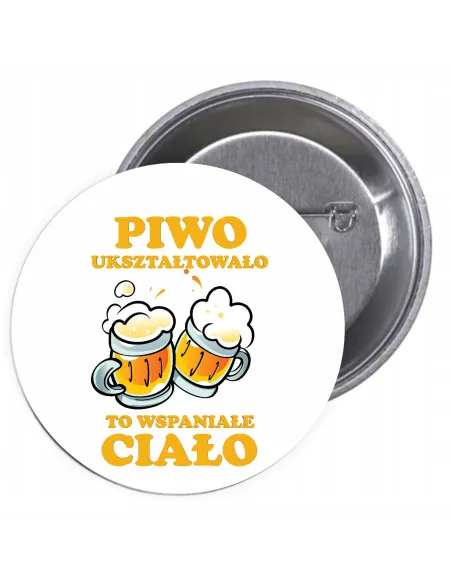 Przypinki Buttony Dzień Chłopaka, Mężczyzny z Grafiką